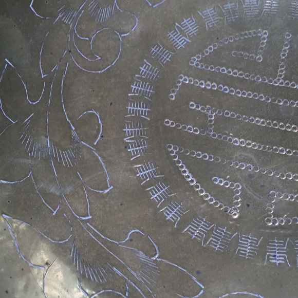 Vintage Brass Dish with Stand - Picture 5 of 6